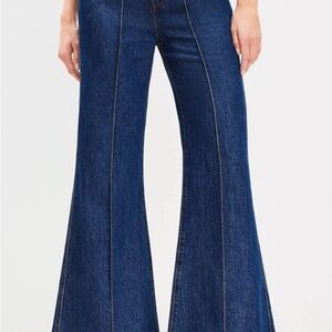 LOFT Dark Blue Flare Jeans